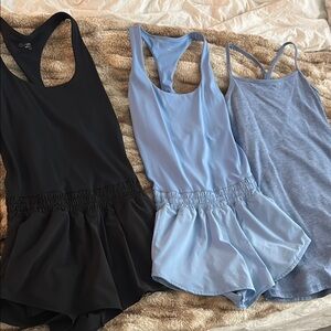 Bundle❤️‍🔥 Aerie Offline Romper and dress with shorts